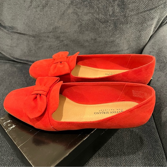 Christian Siriano for Payless Faux Suede Square-Toe Flats Size 9.5 - Picture 3 of 6